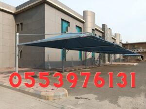 مظلات سيارات قماش