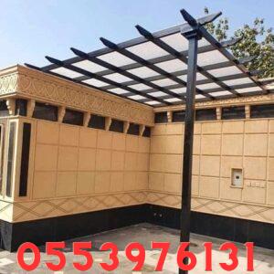 مظلات حديد للحدائق