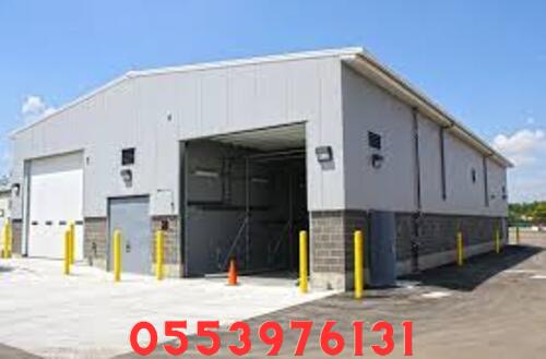 أرخص مقاول تصميم وتنفيذ هناجر مستودعات بمواصفات حديثة