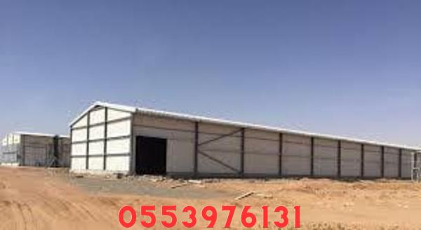 إنشاء هناجر إنتاج صناعي بمواصفات حديثة