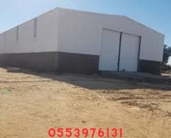 بناء هناجر معدنية متكاملة للورش الصناعية