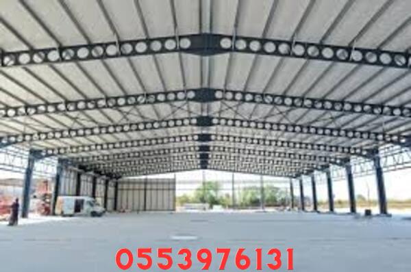 تركيب هناجر صناعية بعزل ممتاز